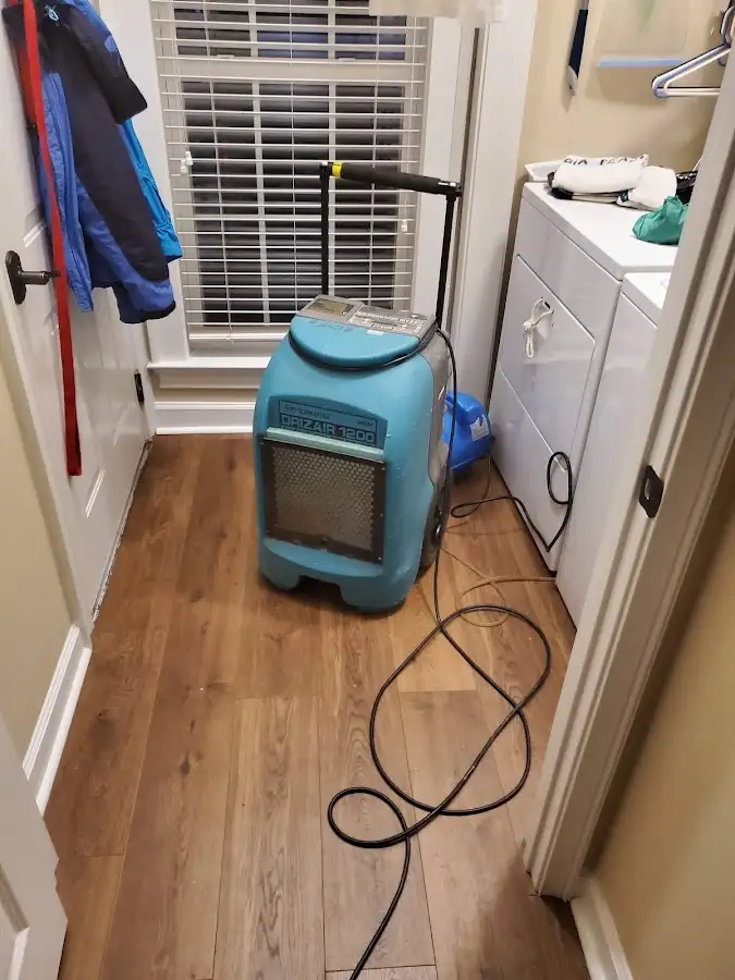 Commercial dehumidifier deployed for Flood Damage Cleanup in Cathedral City