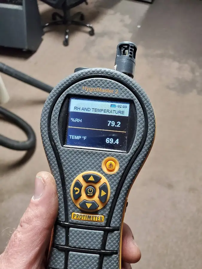 Moisture meter humidity assessment for Fire & Smoke Damage Restoration in Cathedral City